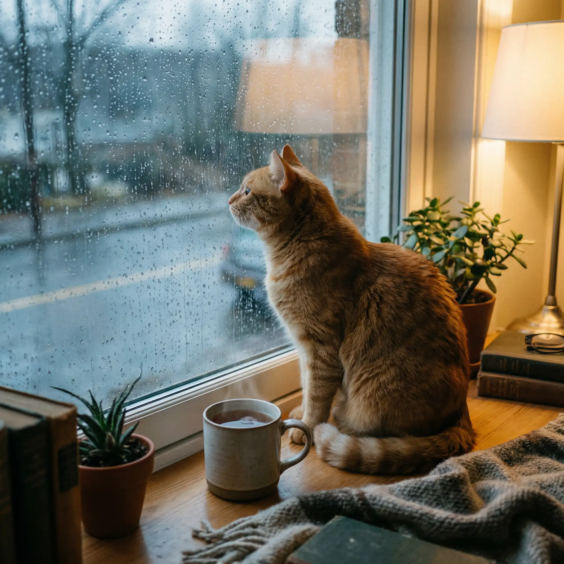 猫咪望着窗外的雨 - 女人被躁到高潮嗷嗷叫网站